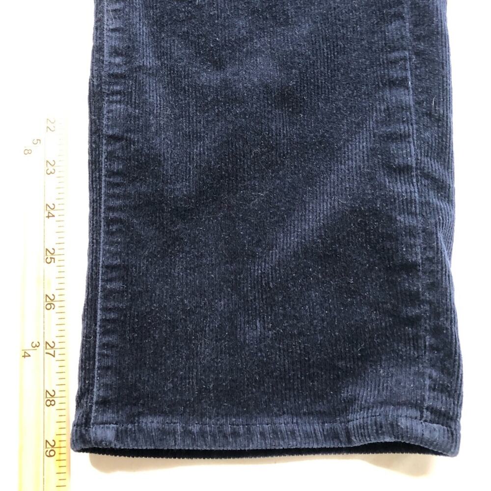Quince organic cotton stretch corduroy straight leg pants deep navy womens 14 - Picture 11 of 14